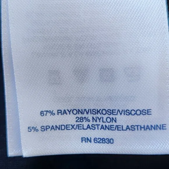 Lands End Black Ponte Sleeveless Sheath Dress Office Work Party Classic Elegant - Picture 7 of 13